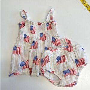 Angel Dear Red and Blue Baby Outfit